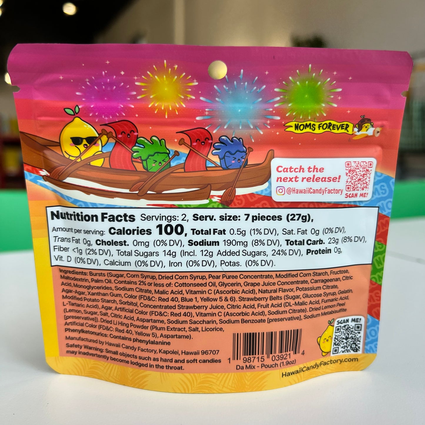 Noms Hawaii Candy | Da Mix Li Hing Mui Gummy pack