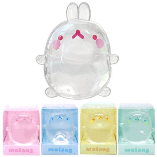 Clear Mochi Squishy Figure Fidget Toy