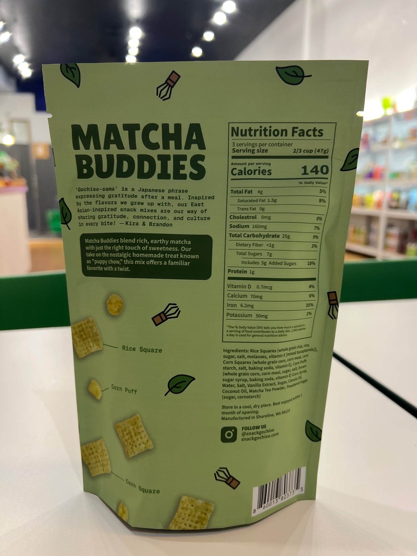 Gochiso | Matcha Snack Mix