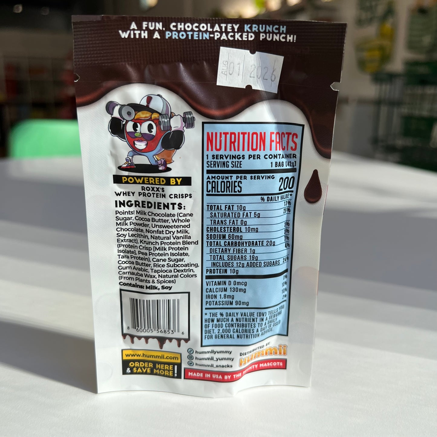 Points | Krunch Milk Chocolate Candy - 10 grams Protein