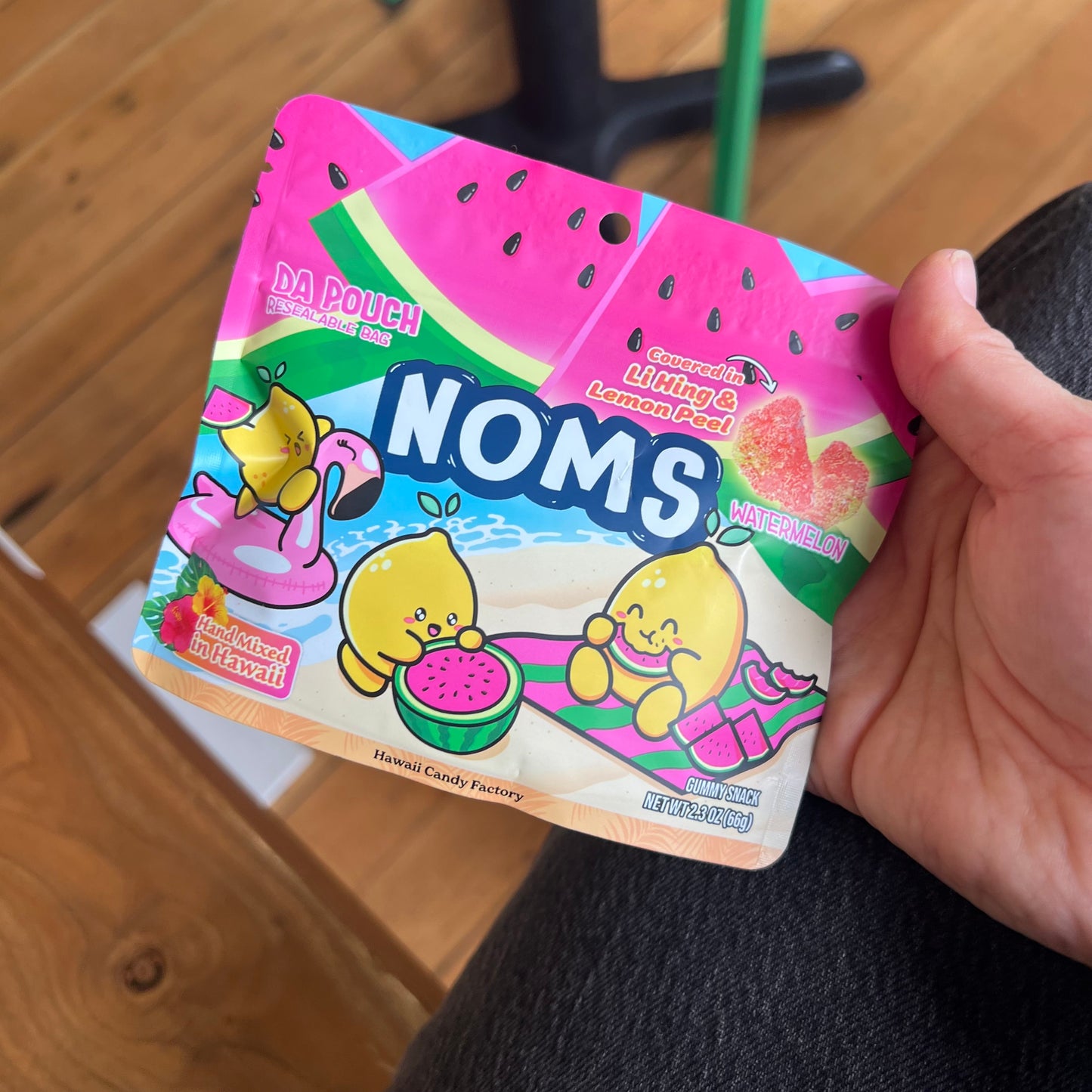 Noms Hawaii Candy | Watermelon Li Hing Mui Gummy