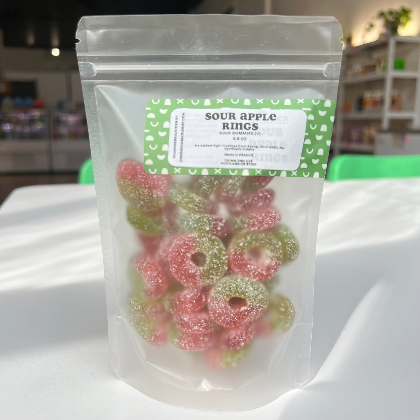 Goodies | Sour Apple Rings (v)