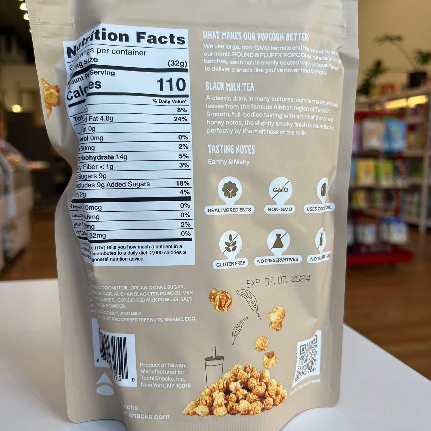 Tochi | Black Milk Tea Popcorn