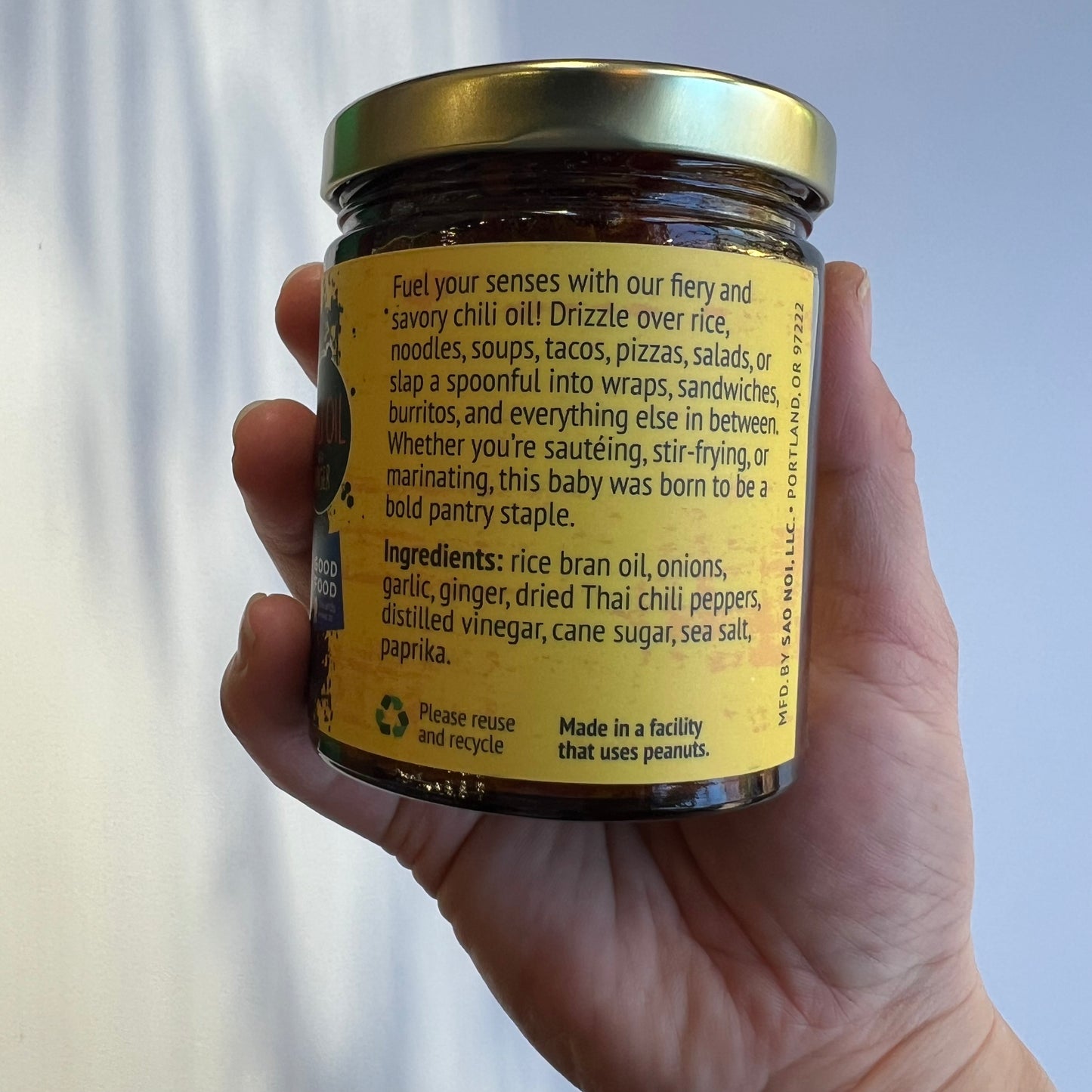 Sao Noi | Chili oil with Ginger