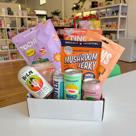 Goodies | AAPI Brands Gift Box - Snack & Sip Sampler