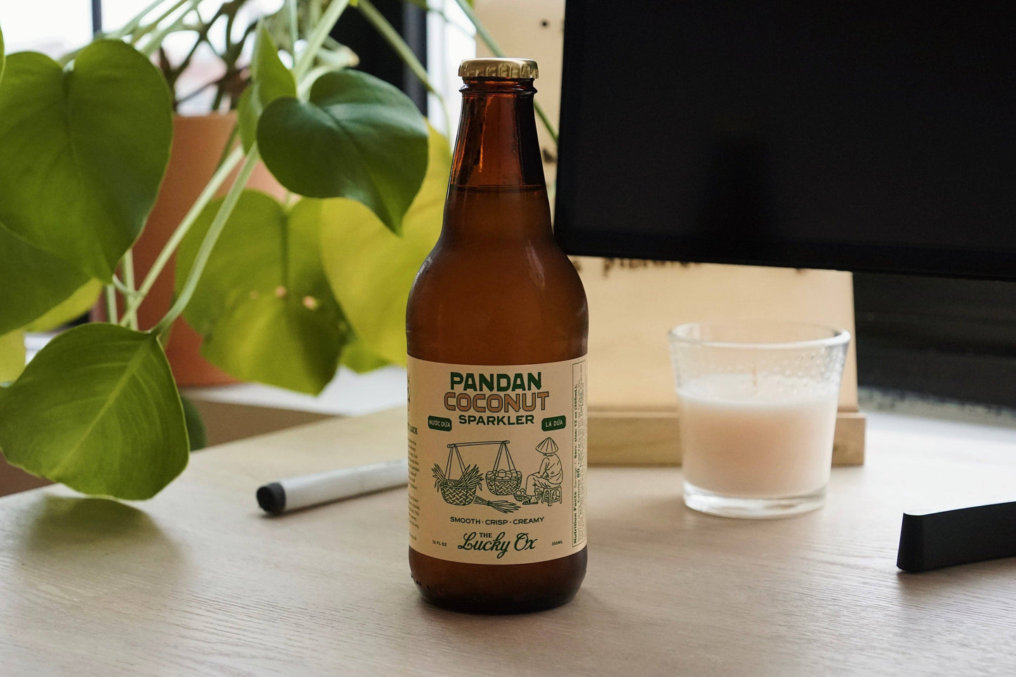 The Lucky Ox | Pandan Coconut Sparkler