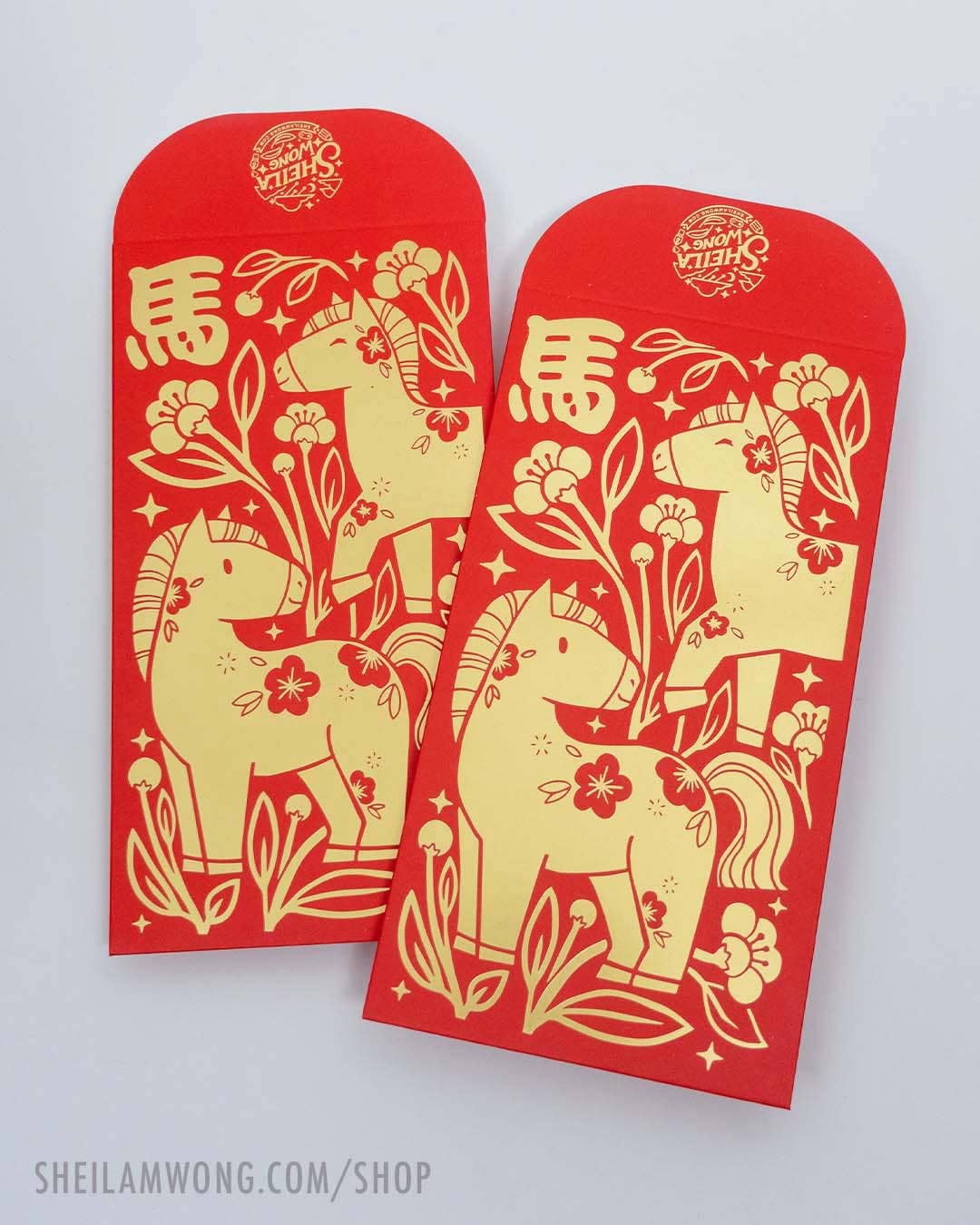 Sheila Wong | Year of the Horse - Deluxe Red Envelope
