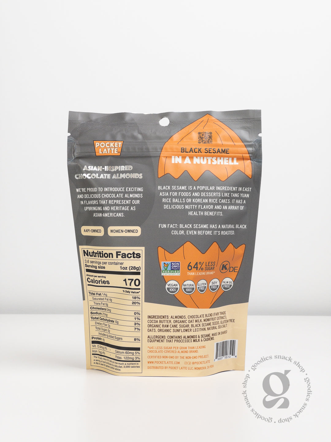 Pocket's Chocolates | Black Sesame Choco Nuts