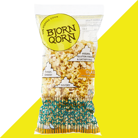 BjornQorn | Classic Sun Popped Popcorn