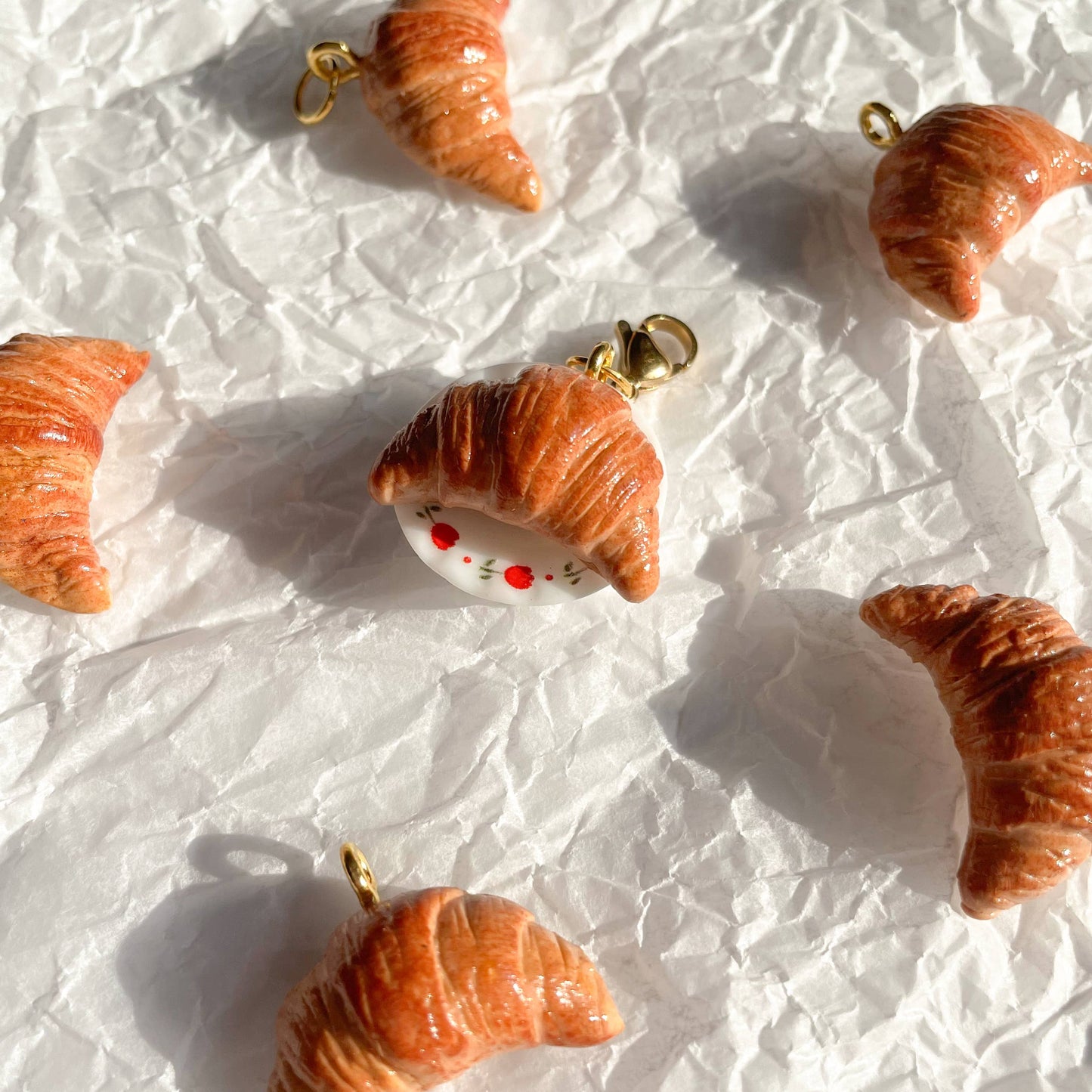 Bold Blossom Shop | Croissant Bag Charm