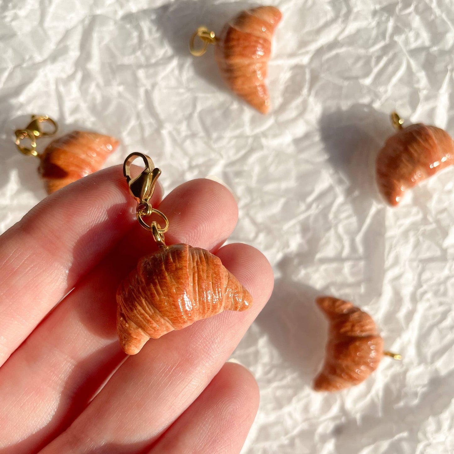Bold Blossom Shop | Croissant Bag Charm