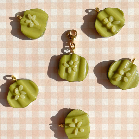 Bold Blossom Shop | Pickle Chip Bag Charm
