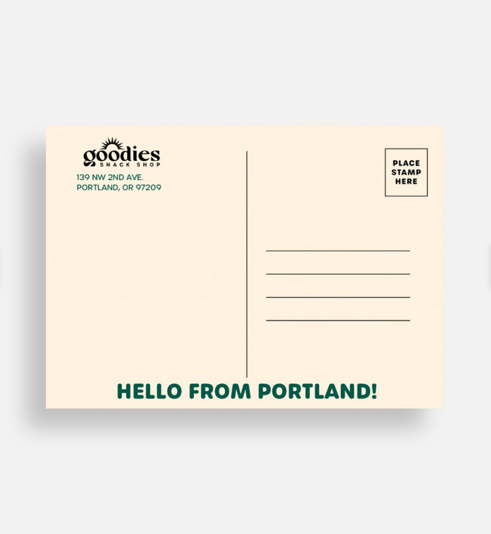 Goodies | Sip Snack Dream in Portland - Postcard 5”x7”