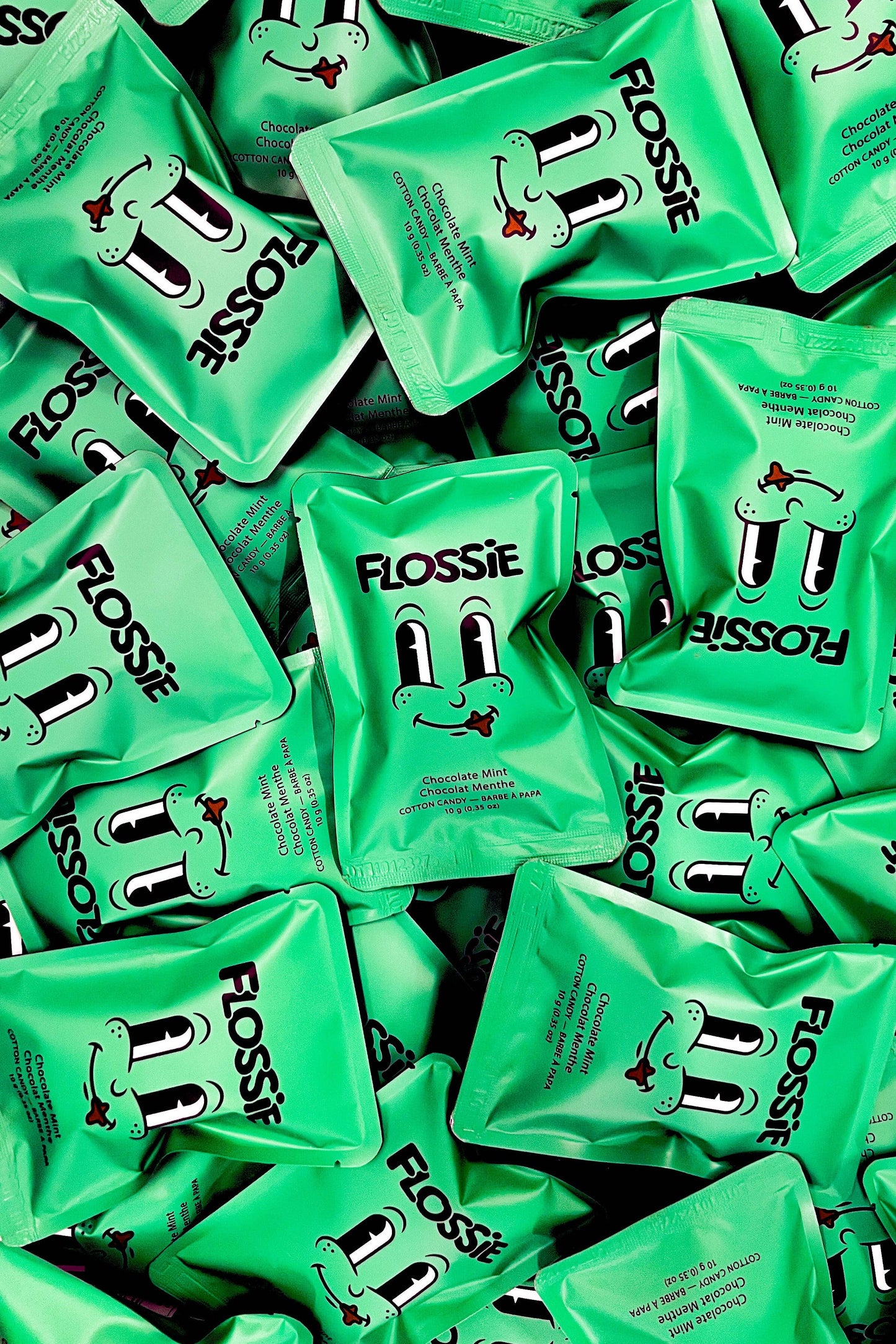 Flossie | Chocolate Mint Cotton Candy