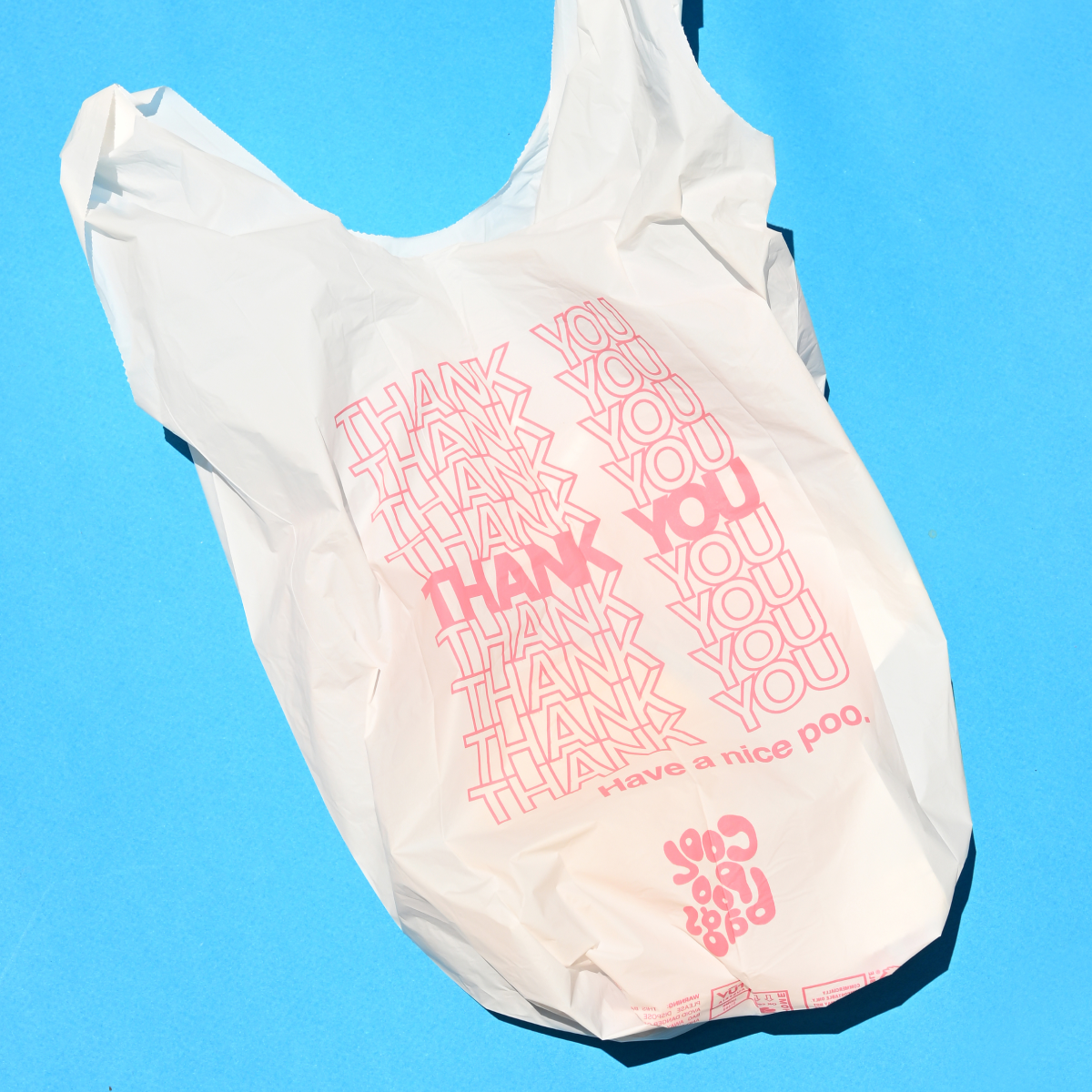 Cool Poo Bags | (single roll) The Thank You Bag