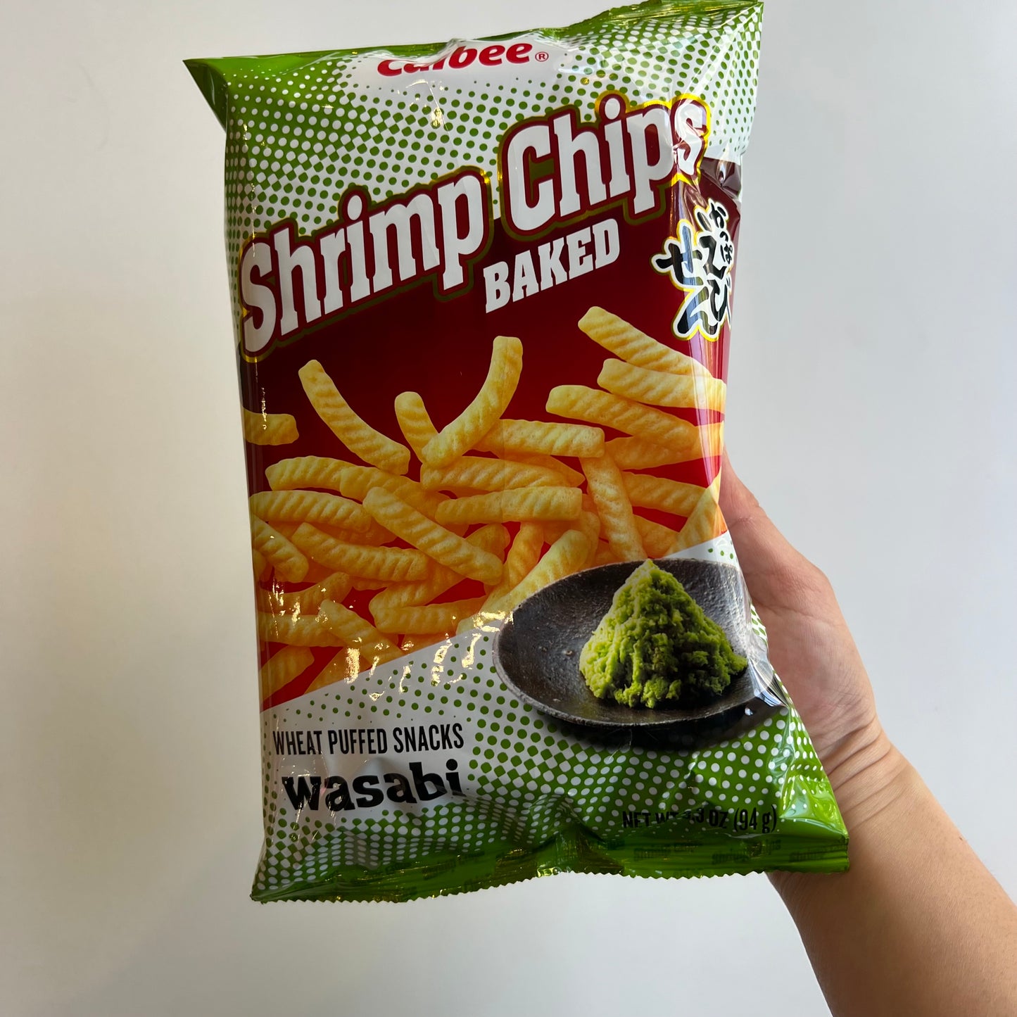 Calbee | Baked Shrimp Chips Wasabi