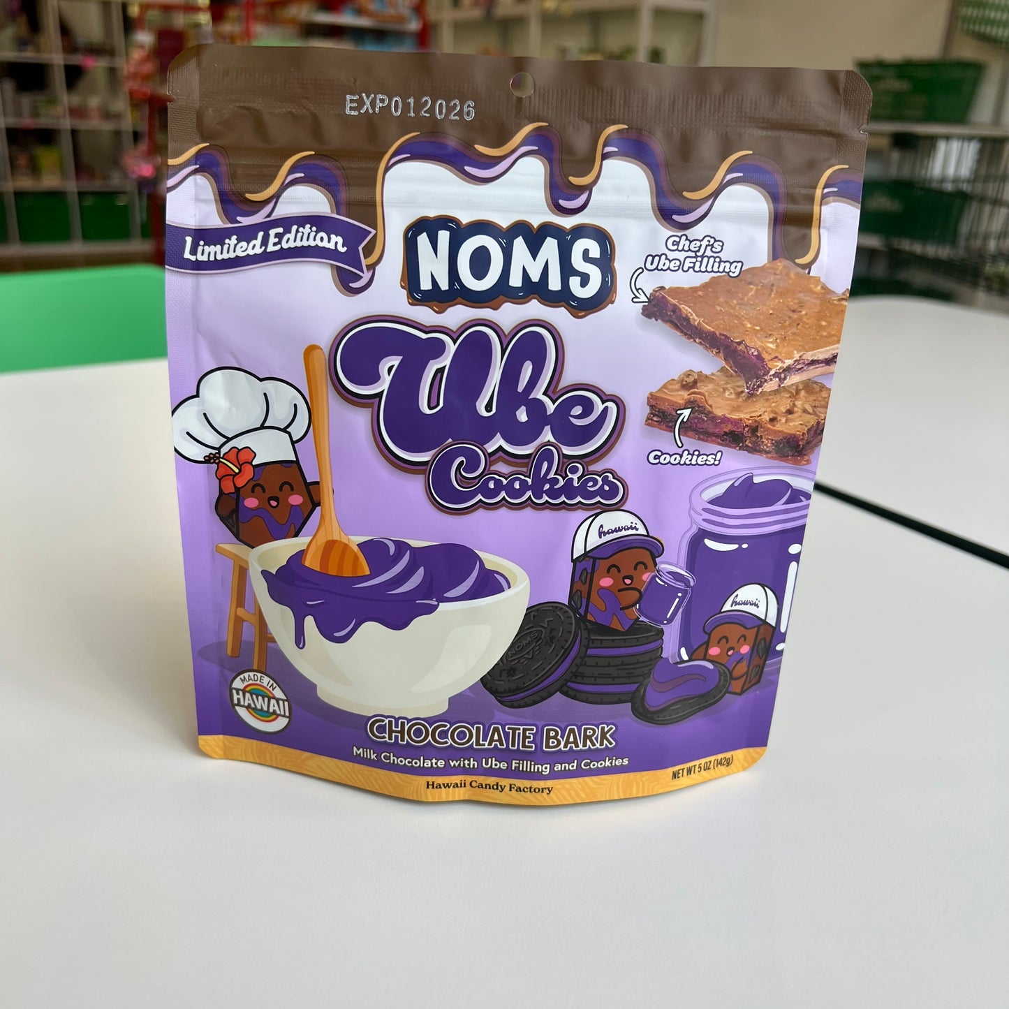 Noms | Ube Cookies  Chocolate Bark
