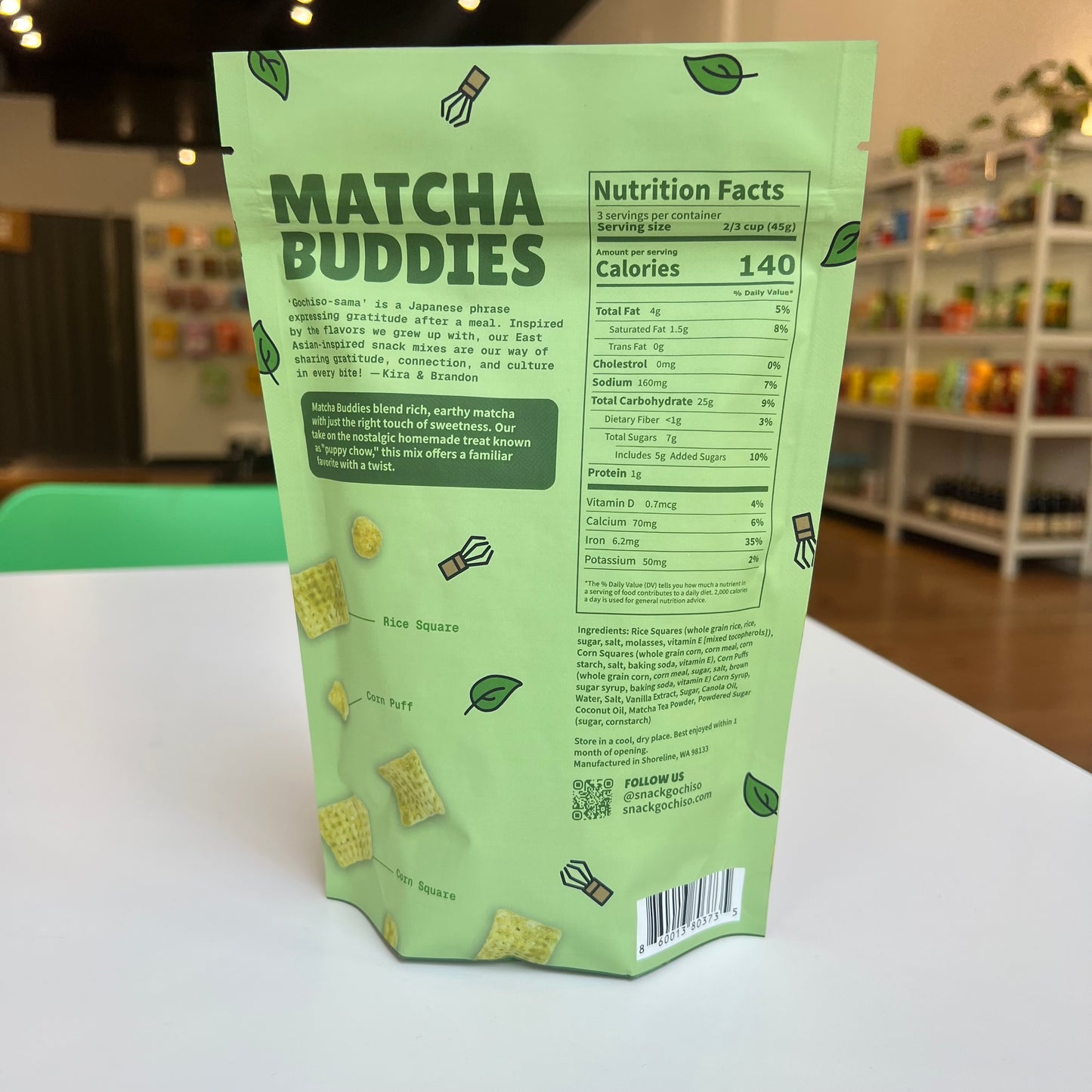 Matcha Buddies Matcha Snack Mix