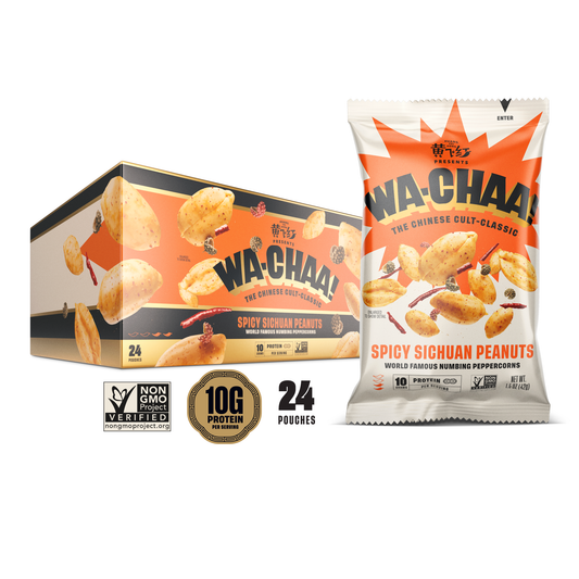 WA-CHAA! | Original Heat Spicy Sichuan Peanuts:  1.5oz