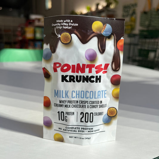 Points | Krunch Milk Chocolate Candy - 10 grams Protein