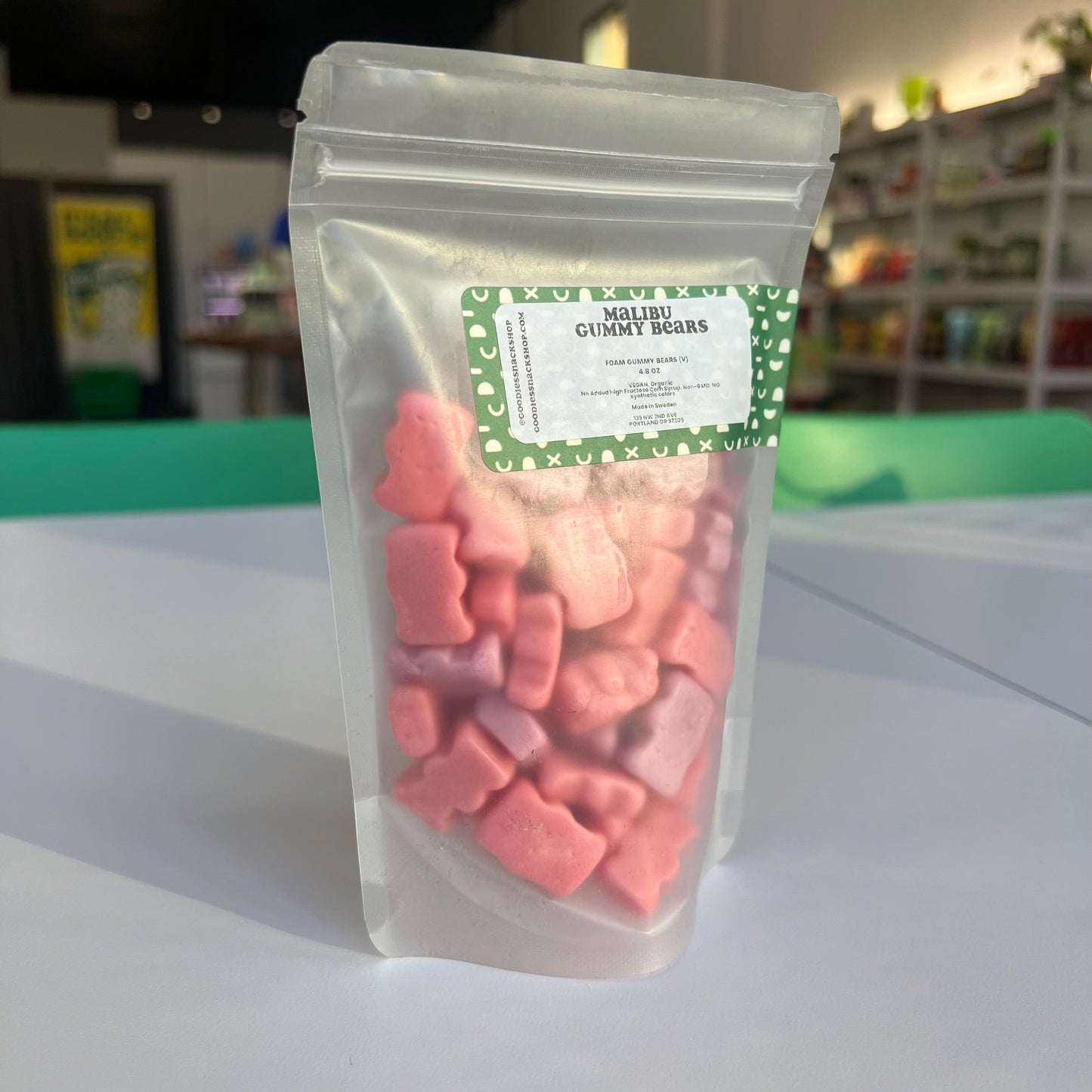 Goodies | Malibu Vegobears Foam Gummy Bears