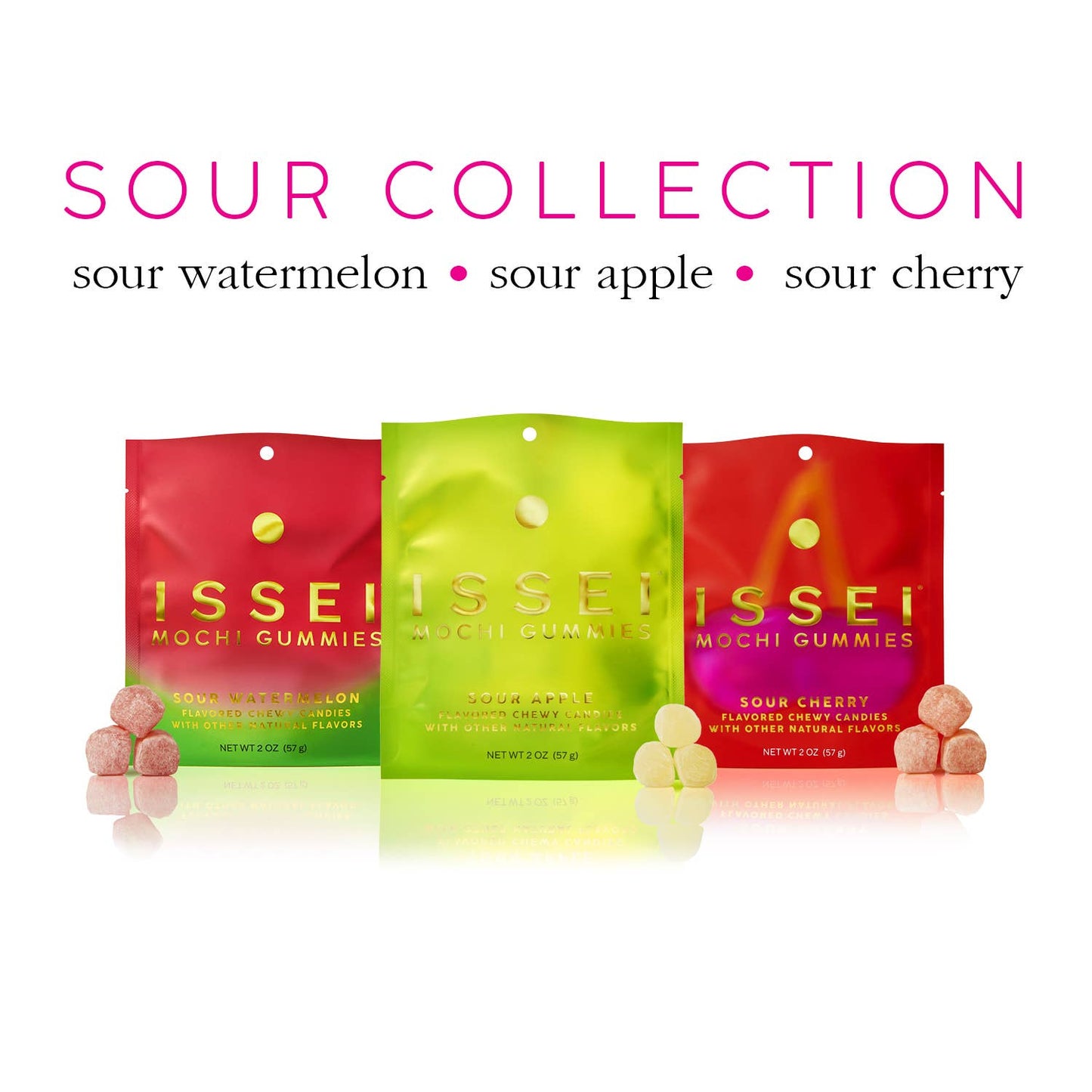 Issei Mochi Gummies | Sour Cherry  (2oz)