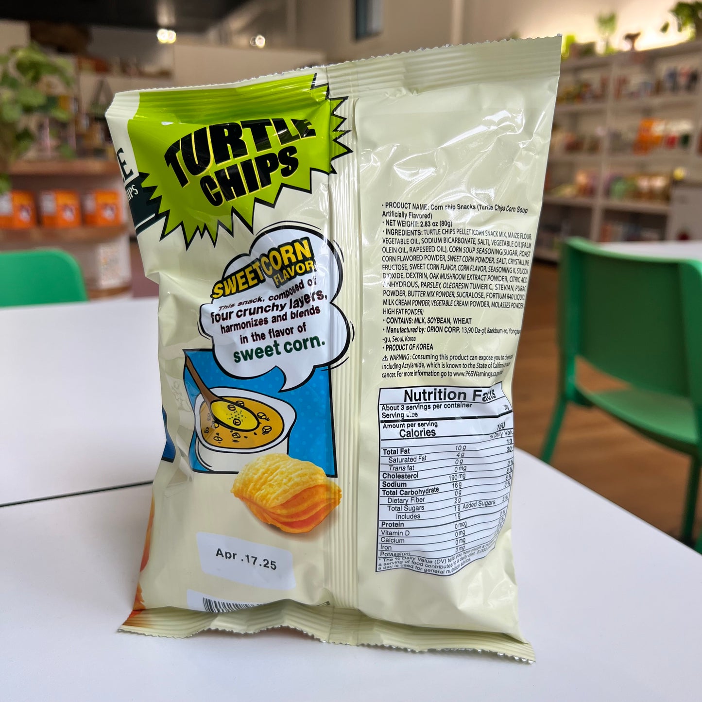 Orion | Turtle Chips Sweet Corn