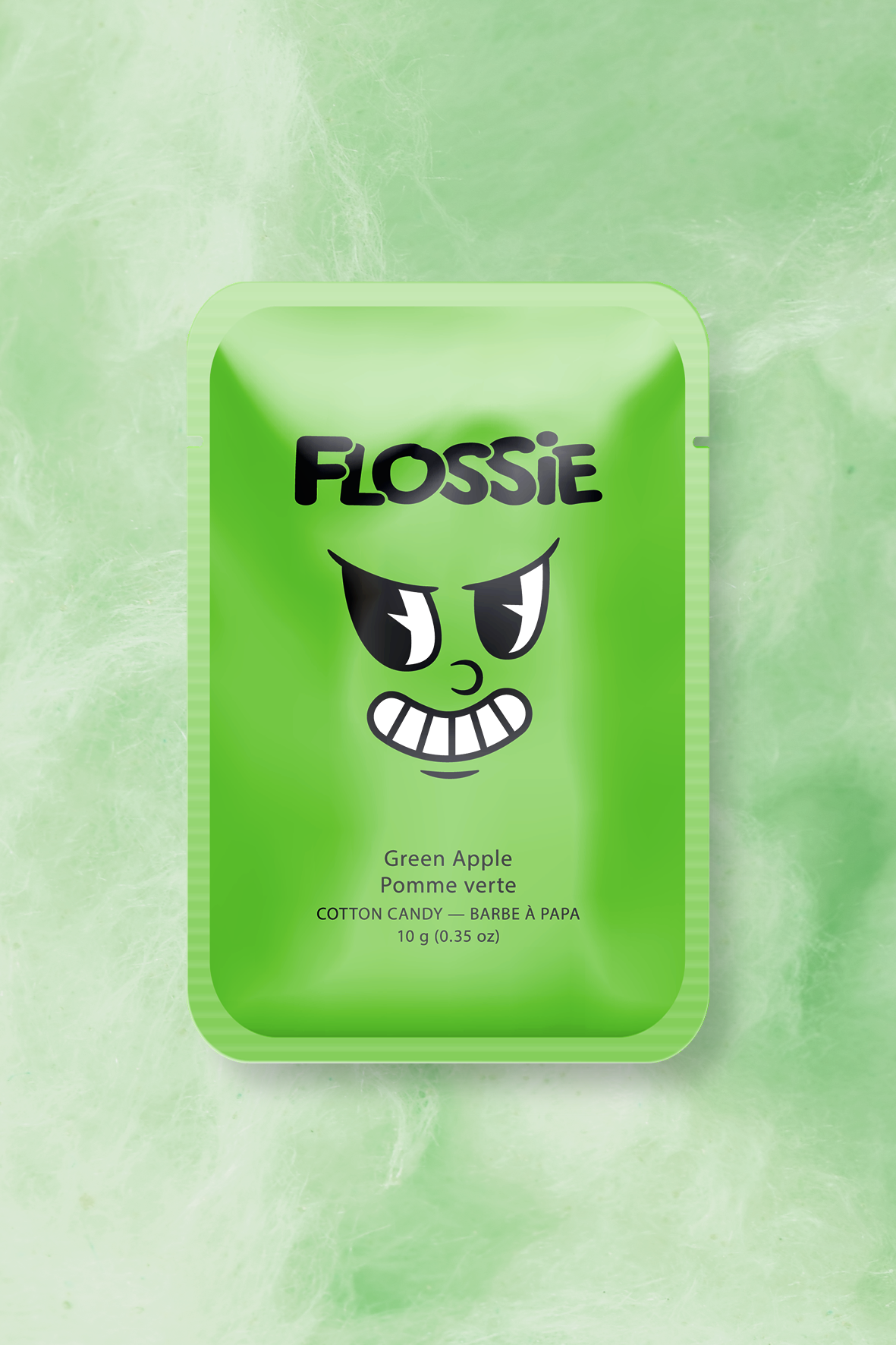 Flossie | Green Apple Cotton Candy