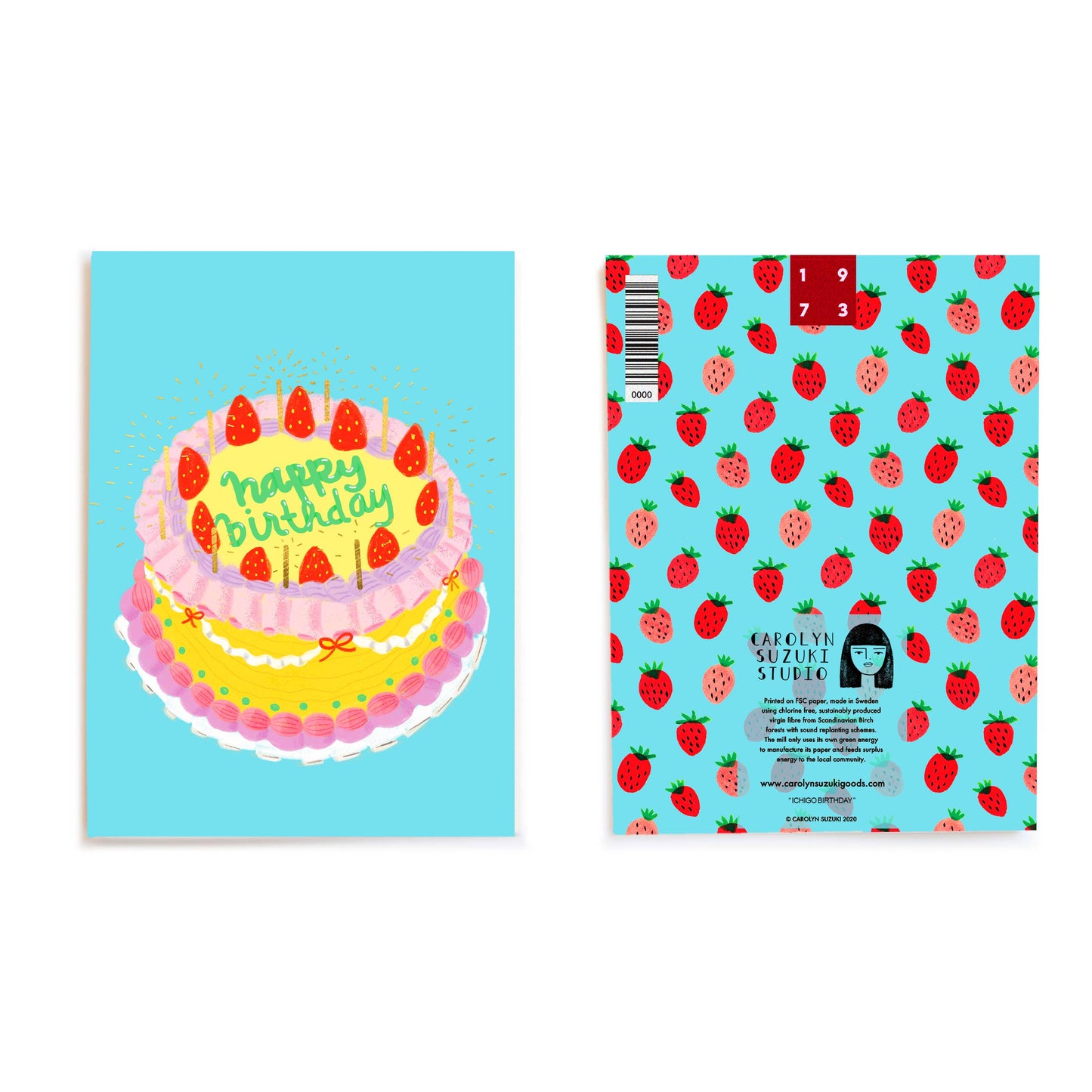 Carolyn Suzuki | ICHIGO BIRTHDAY - Birthday Card