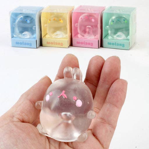 Clear Mochi Squishy Figure Fidget Toy