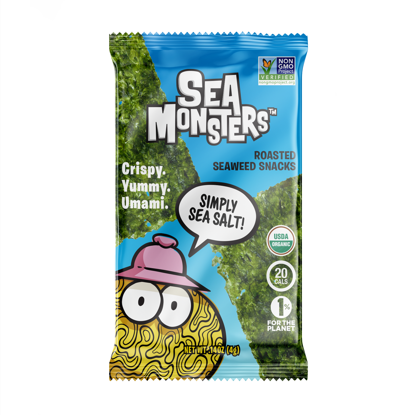 Sea Monsters | Roasted Seaweed “Simply Sea Salt”