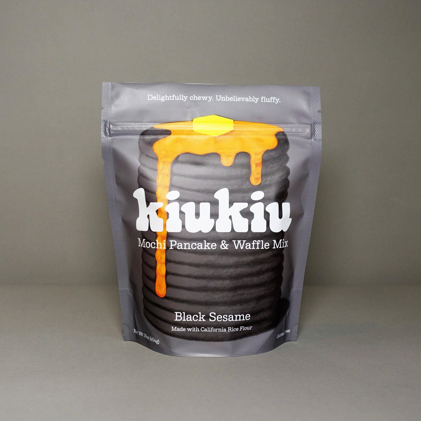 KiuKiu | Black Sesame Mochi Pancake and Waffle Mix