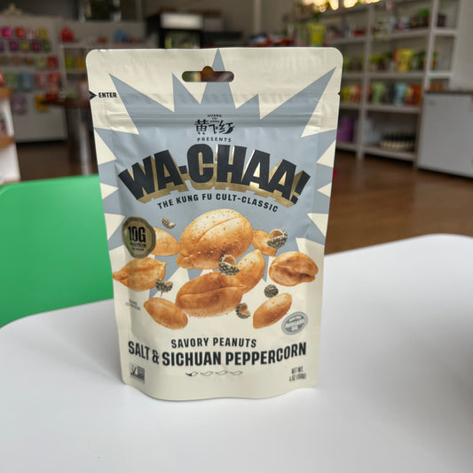 WA-CHAA! - WA-CHAA! Salt & Sichuan Peppercorn Savory Peanuts 4oz