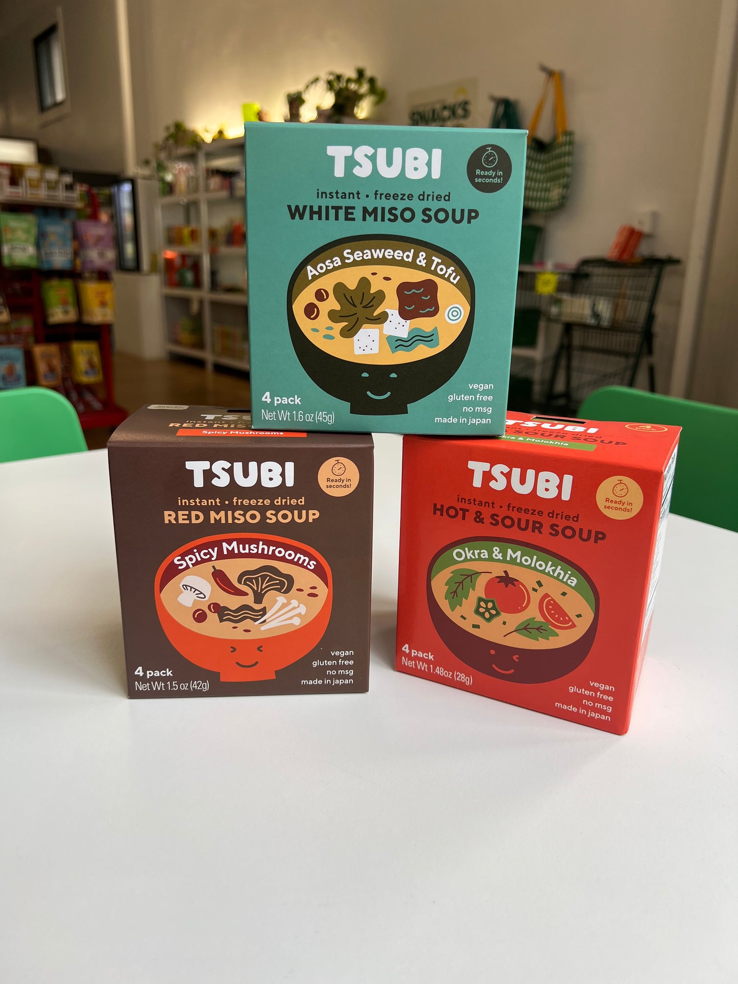 Tsubi | Red Miso Soup Spicy Mushrooms - 4 Pack