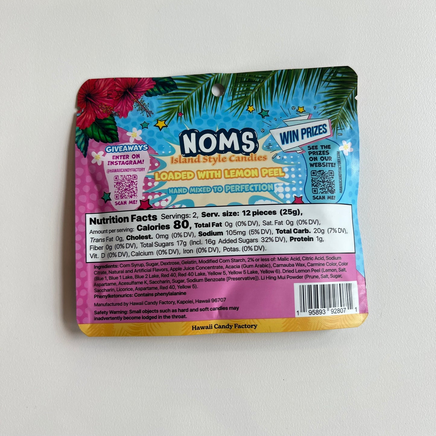 Noms Hawaii Candy | Clusters Li Hing Mui Gummy – Goodies | Snack Shop