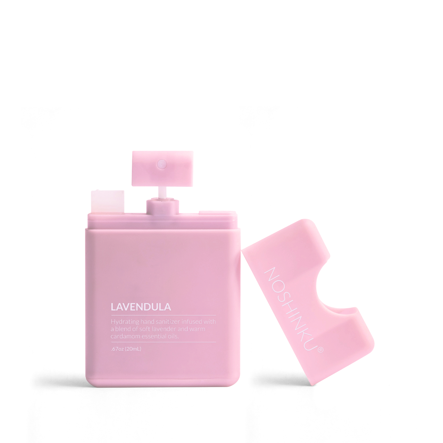 Noshinku | Refillable Lavender Ultra-Moisturizing Pocket Hand Sanitizer