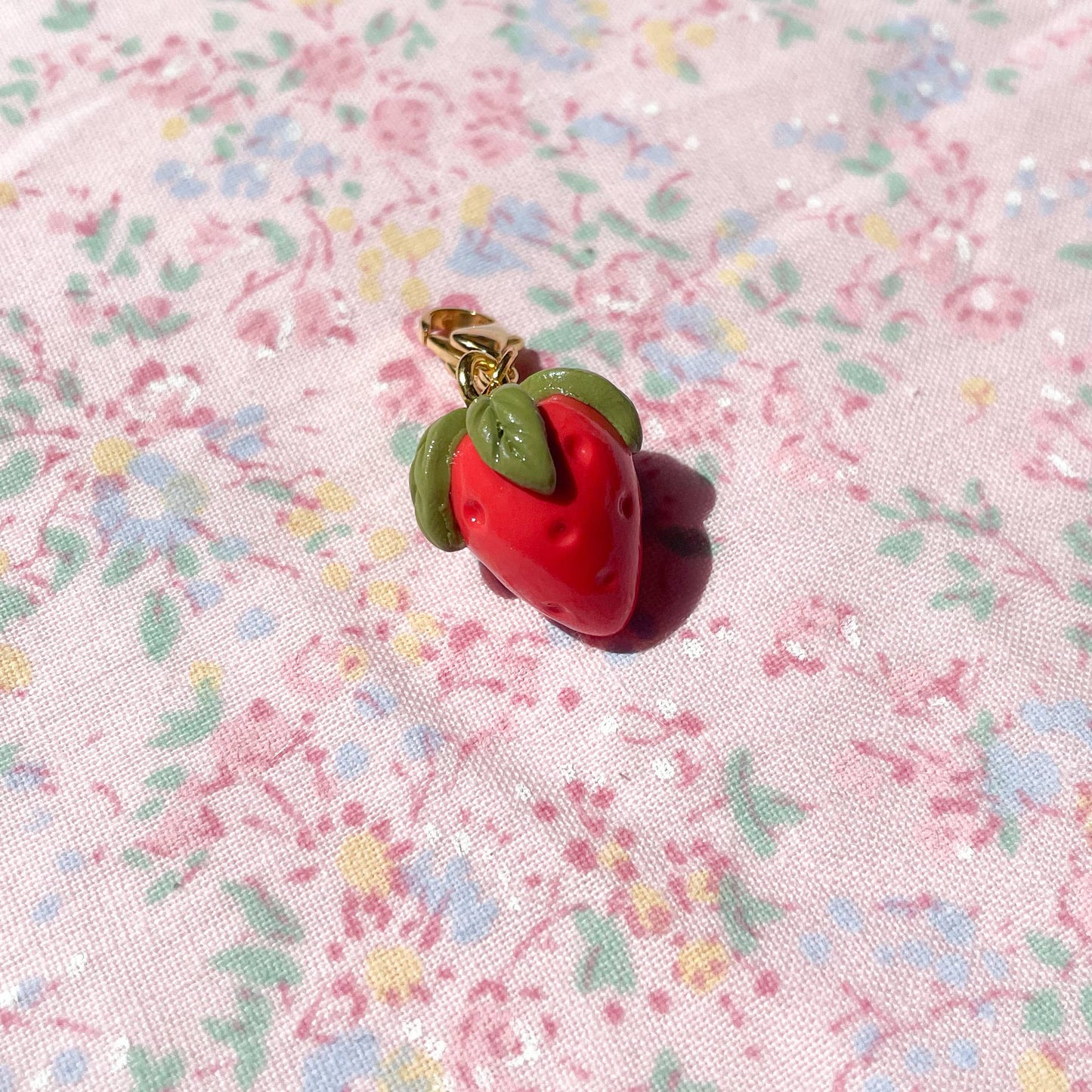 Bold Blossom Shop | Strawberry Bag Charm