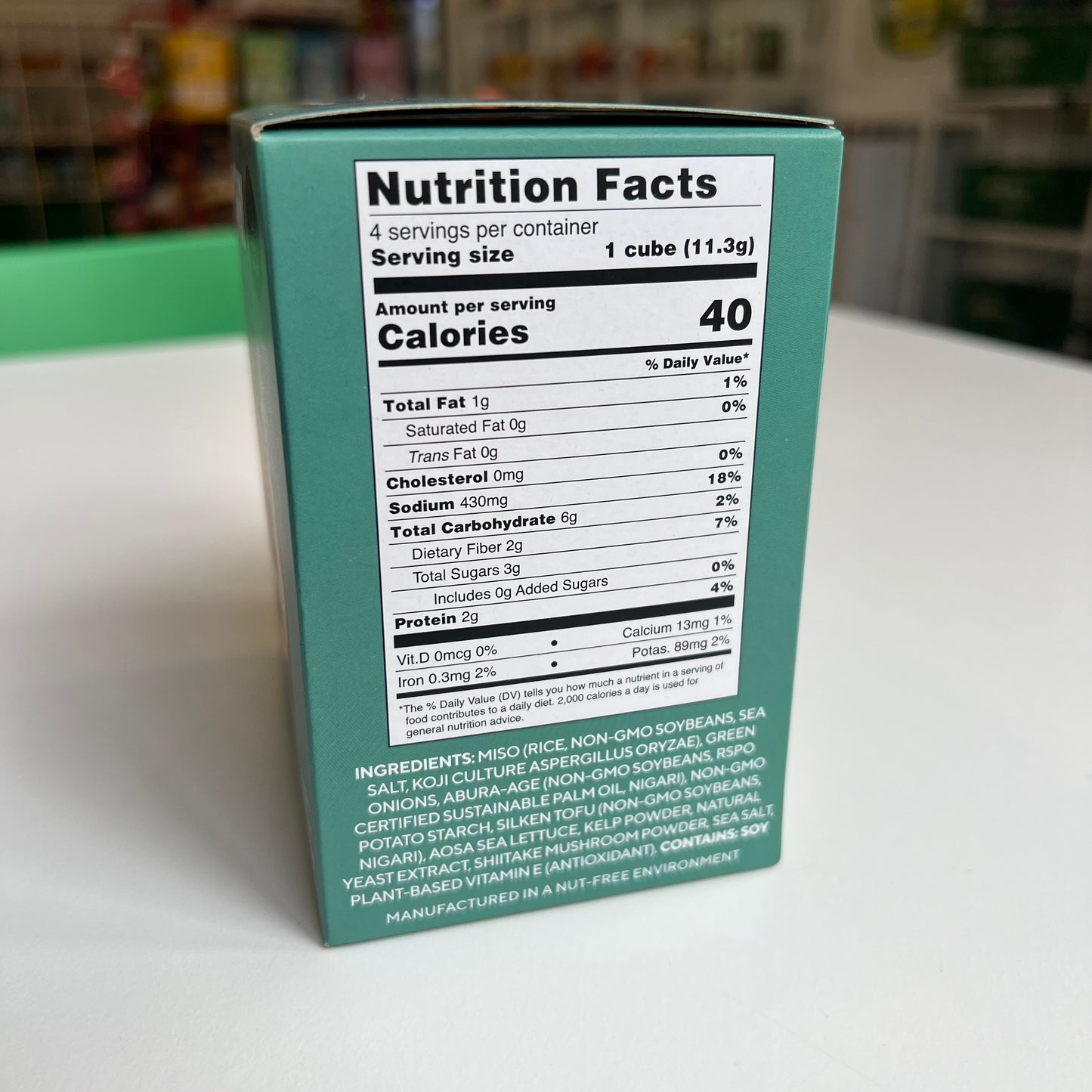 Tsubi | White Miso Aosa Seaweed & Tofu - 4 Pack