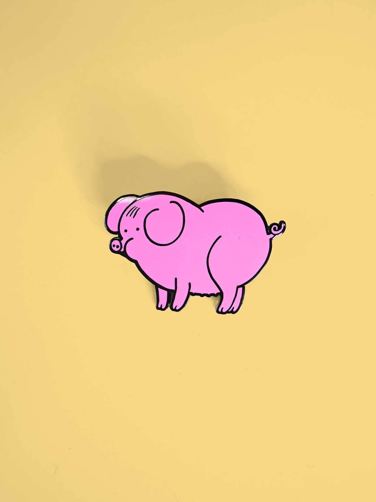 Natali Koromoto | "Farm Girly" (Pig) Enamel Pin