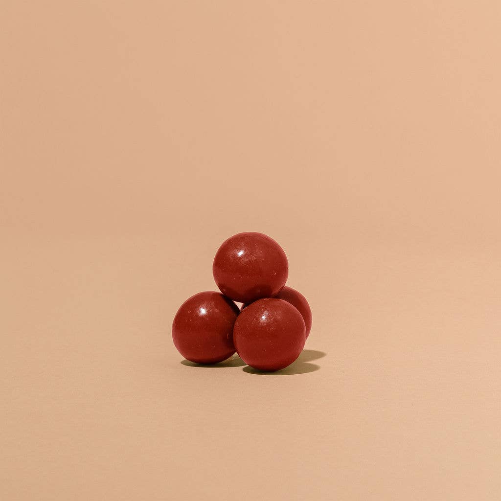 Monsoon Chocolate | Monsoon Malt Balls Covered in Roasted Strawberry Chocolate, 130g