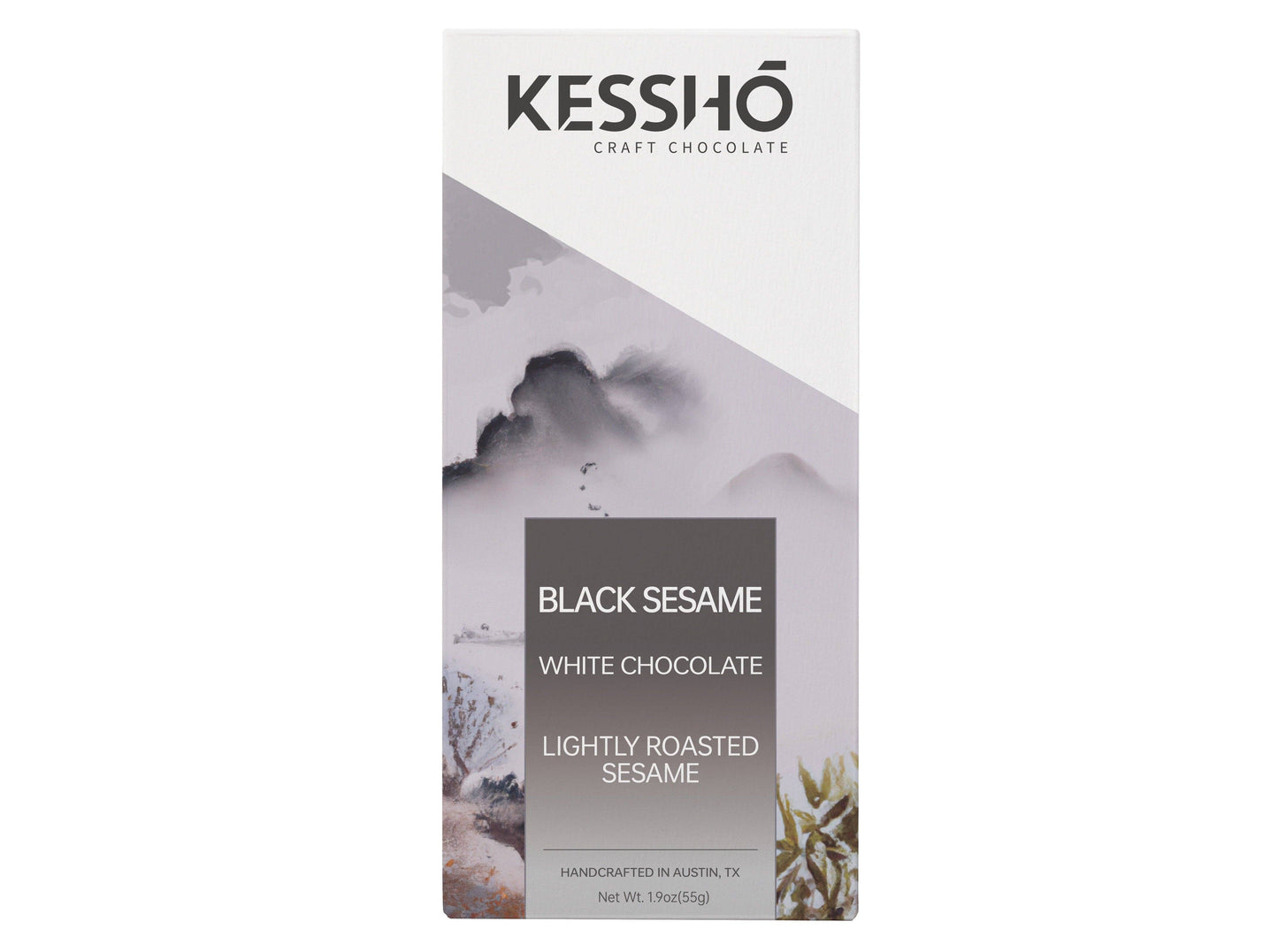 KESSHŌ | BLACK SESAME White Chocolate