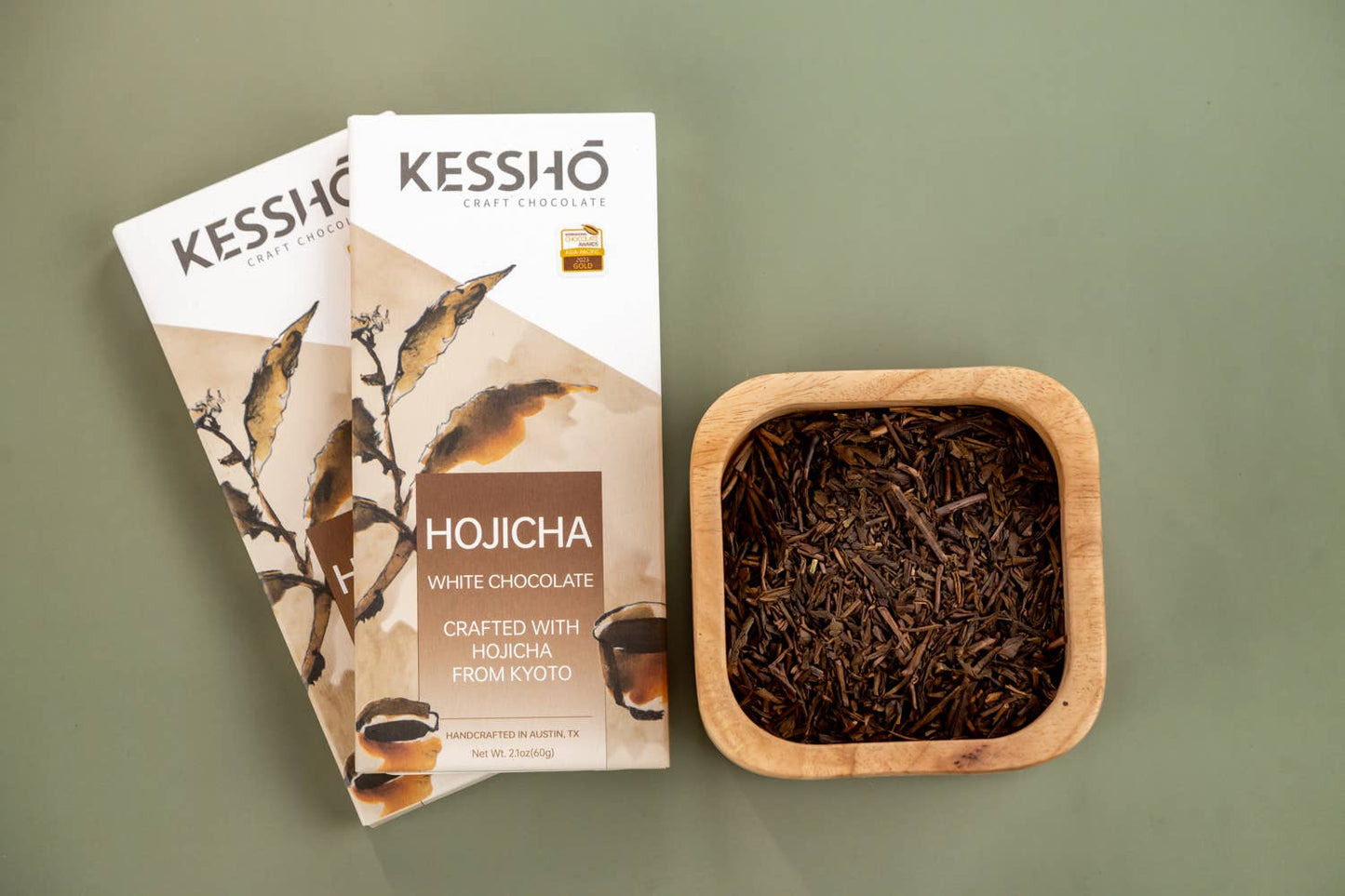 KESSHŌ | HOJICHA White Chocolate