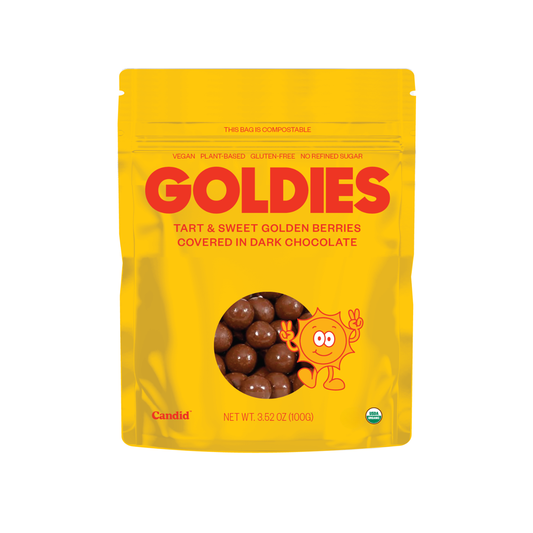 Candid | GOLDIES — chocolate covered goldenberries