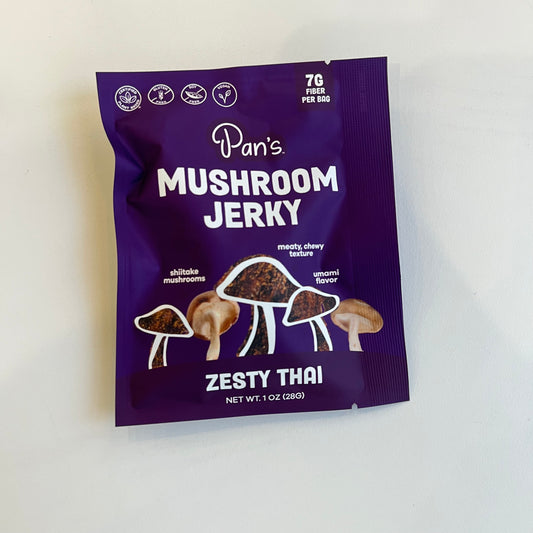 Pan’s | Mushroom Jerky Zesty Thai 1 oz bag