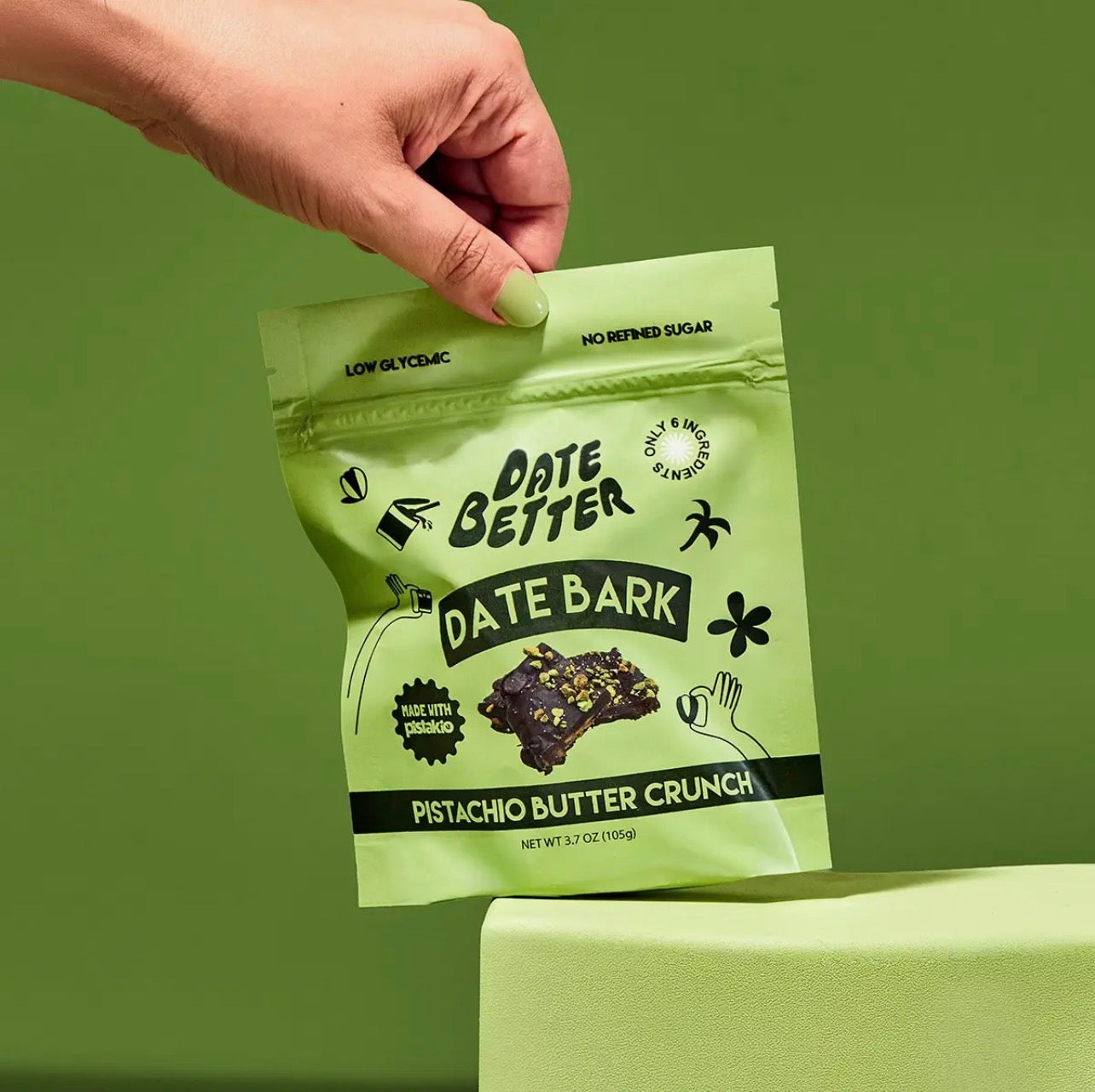 Date Better x Pistakio | Pistachio Date Bark