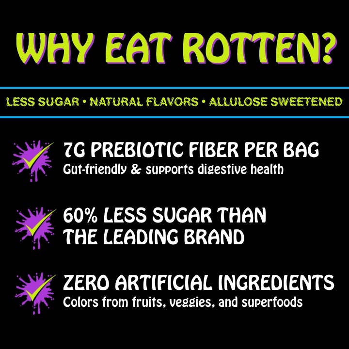 American Sweets Rotten Rotten Candy | NEW Sour Gummy Cruncheez – Goodies | Snack Shop