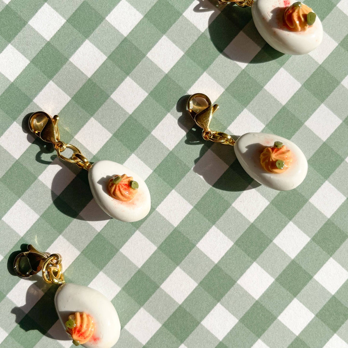 Bold Blossom Shop - Deviled Egg Bag Charm