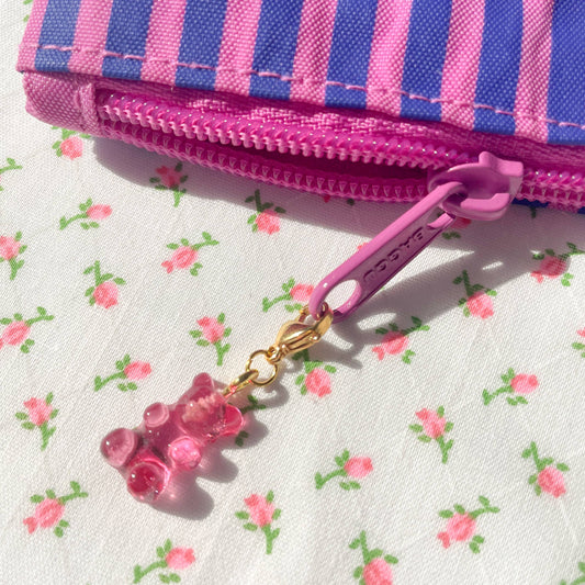 Bold Blossom Shop | Raspberry Gummy Bear Bag Charm