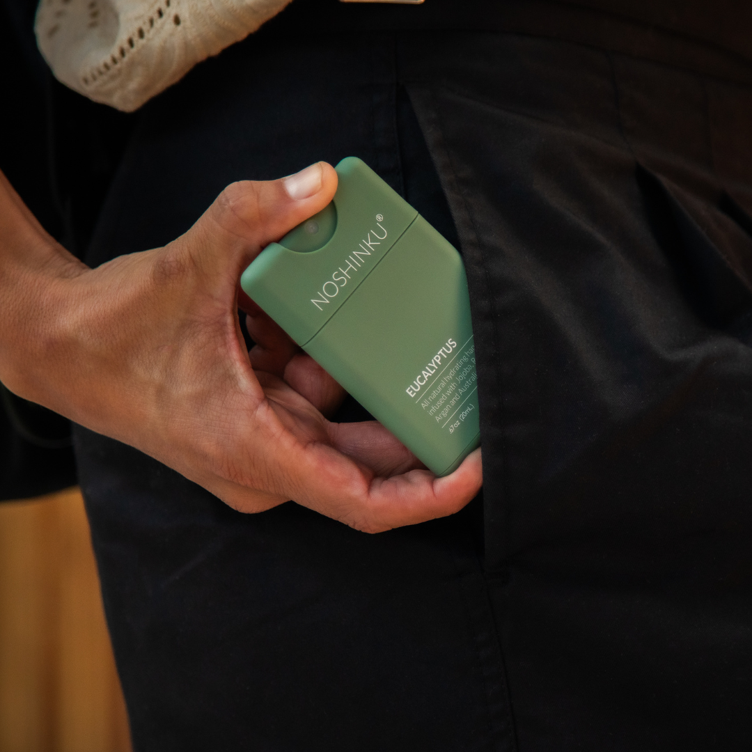 Noshinku | REFILLABLE Eucalyptus Moisturizing Pocket Hand Sanitizer