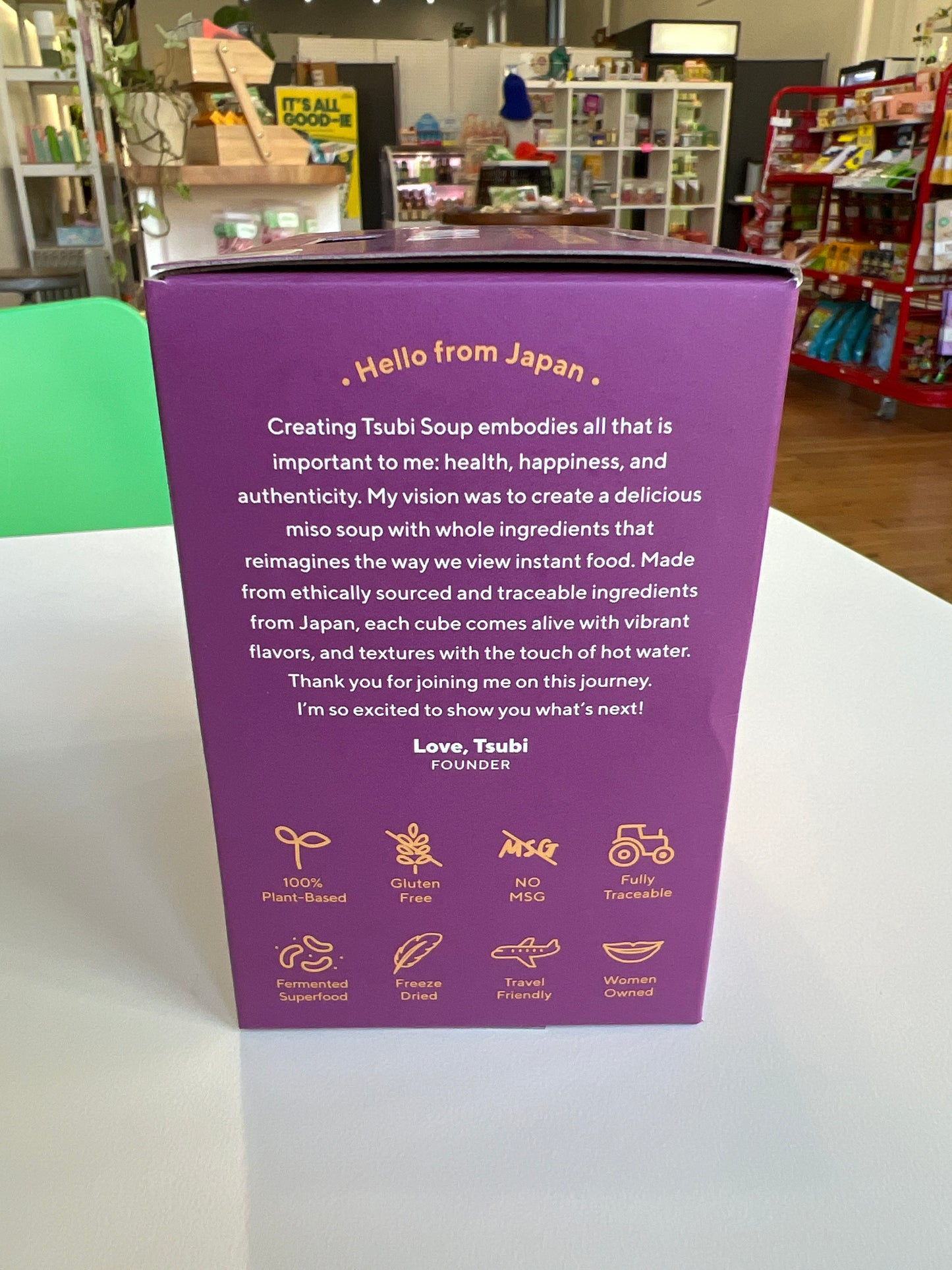 Tsubi | Yellow Miso Soup Eggplant & Ginger - 4 Pack